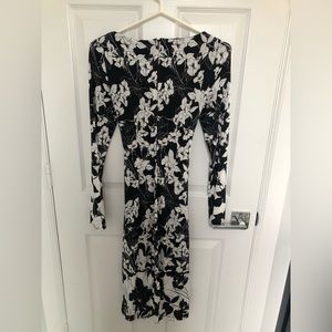 I.N.C Apparel Tie Dress in Mosaic Peony | XS